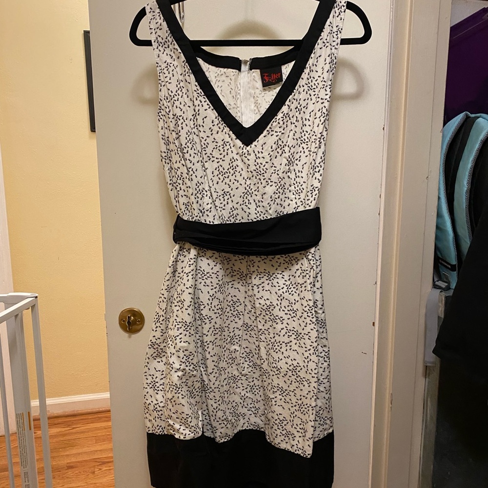 Folter Retrolicious Ants Dress in 3X So cute!Black & white. FINAL MARKDOWN